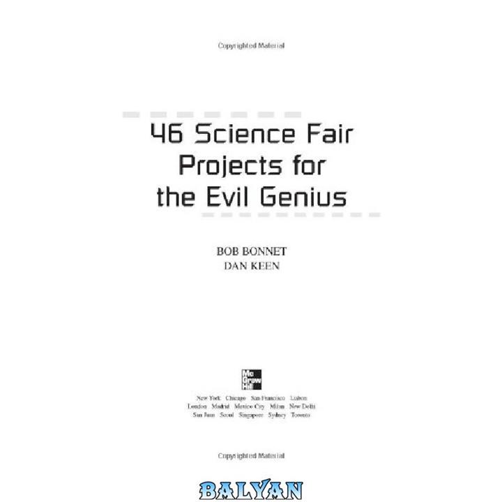 دانلود کتاب 46 Science Fair Projects for the Evil Genius